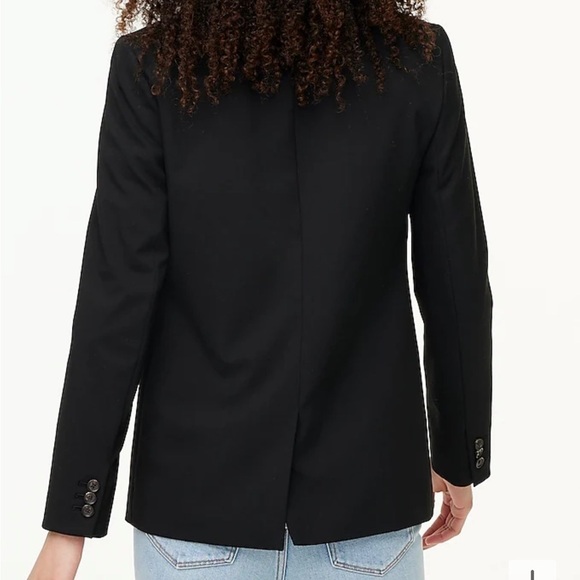 J. Crew Factory Womens One button blazer BO597 Black 10 - Picture 3 of 8